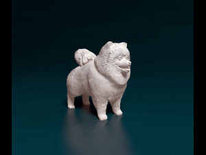 Pomeranian dog Modelo de impresión 3D