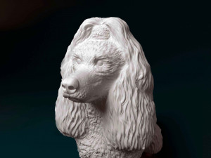 Poodle Modelo de Impressão 3D