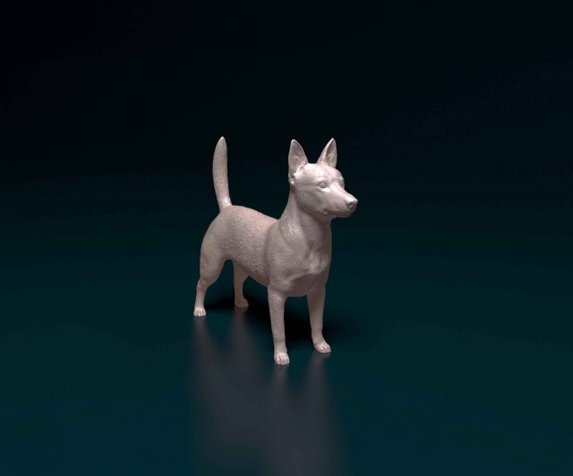 Portuguese Podengo Modelo de impresión 3D .c4d .max .obj .3ds .fbx .stl .blend 