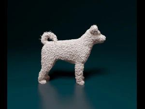 Pumi dog 3D Print Model