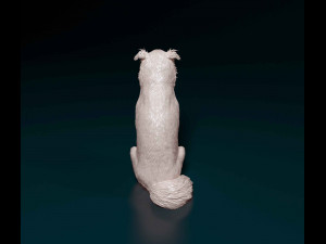 Retriever sitting Modelo de Impressão 3D