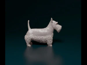 Scottish terrier 3D Print Model