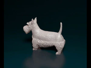 Scottish terrier 3D Print Model