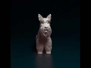 Scottish terrier Model Cetak 3D