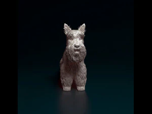 Scottish terrier 3D Print Model