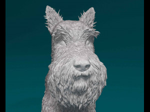 Scottish terrier Model Cetak 3D