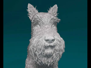 Scottish terrier 3D Print Model