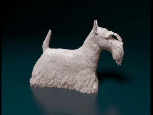 Scottish terrier dog 3D Print Model