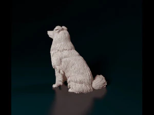 Sheltie 3D Print Model