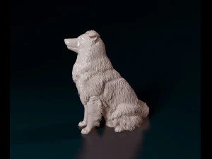 Sheltie 3D Print Model
