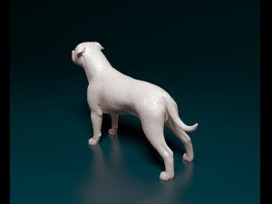 Staffordshire bull terrier 3 Modelo de impresión 3D