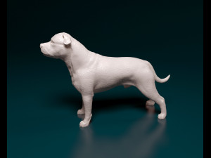 Staffordshire bull terrier 3 Modelo de impresión 3D