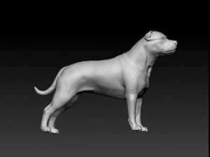 Staffordshire bull terrier 3 Modelo de impresión 3D