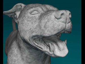 Staffordshire bull terrier Modelo de Impressão 3D