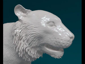 Tiger 3D Print Model
