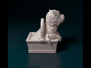Toto in the basket 3D 프린트 모델