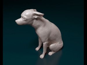 Toy terrier 3D 打印模型