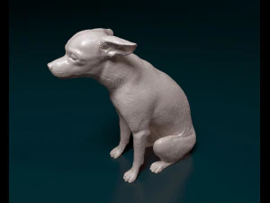 terrier de juguete Modelo de impresión 3D
