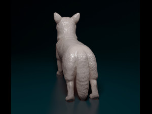 Welsh Corgi Pembroke 3D-Druckmodell