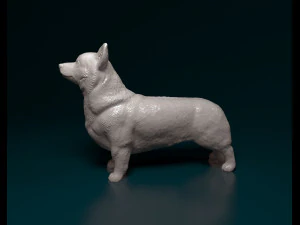 Welsh Corgi Pembroke 3D Print Model