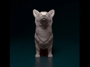 Welsh Corgi Pembroke 3D Print Model