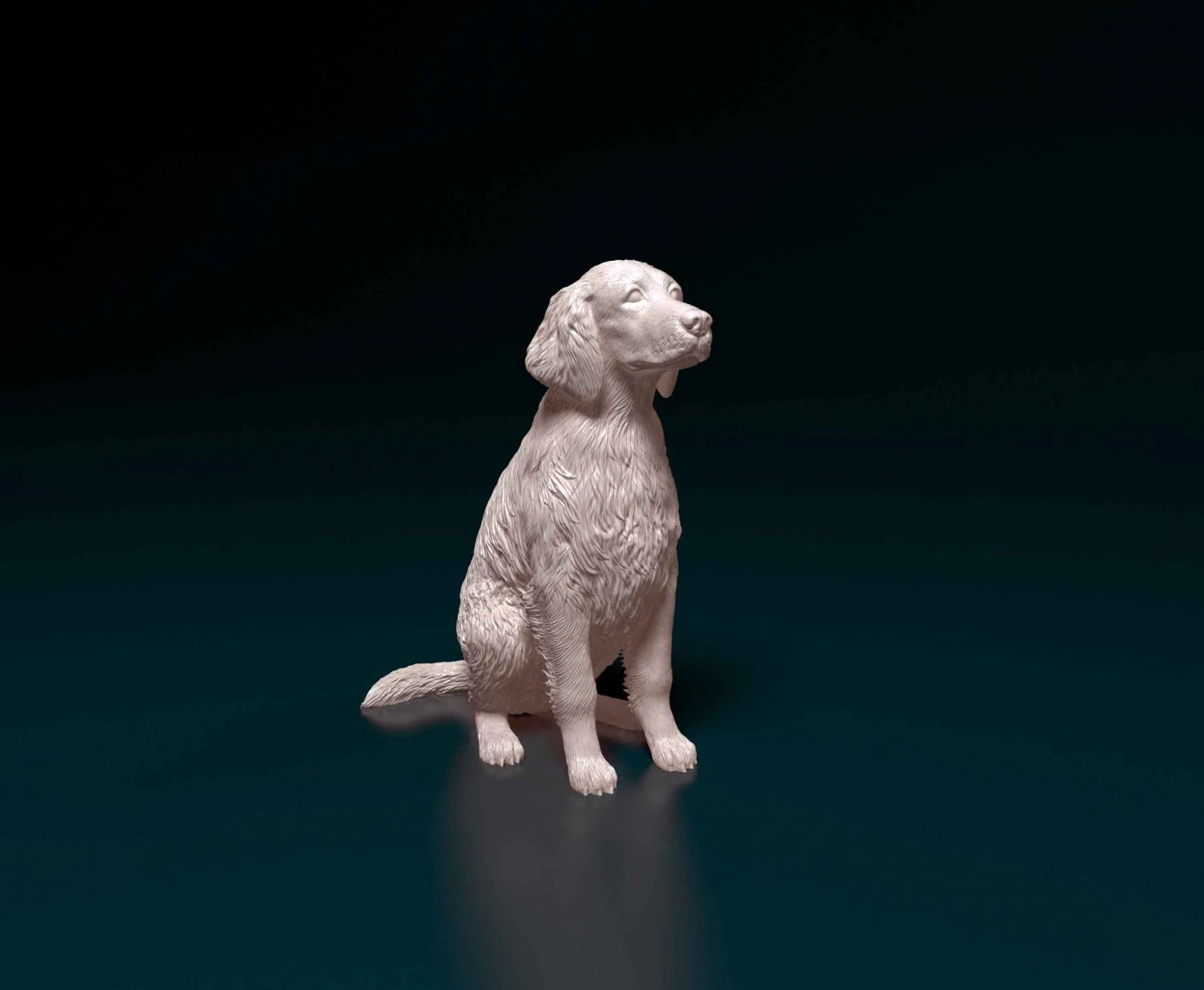 Welsh Springer spaniel 3D Print Model .c4d .max .obj .3ds .fbx .stl .blend 