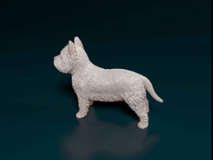 West highland white terrier 3D Print Model