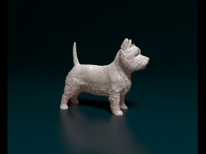 West highland white terrier 3D Print Model