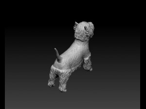 West highland white terrier with tongue Model Cetak 3D