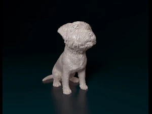 West highland white terrier sitting 3D Print Model