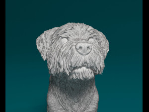 West highland white terrier 2 3D-printmodel