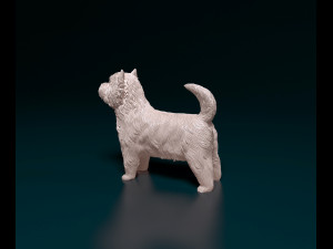 West highland white terrier 3 Model Cetak 3D