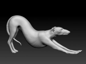 Whippet Modelo de impresión 3D