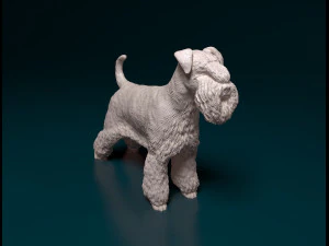 츠베르그슈나우저 3D 프린트 모델