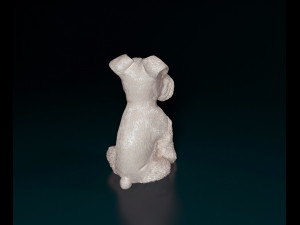 Zwergschnauzer dog 3D प्रिंट मॉडल