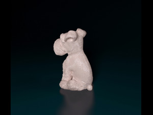 Zwergschnauzer dog 3D प्रिंट मॉडल