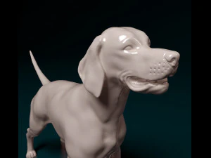 English Pointer 3D Print Model