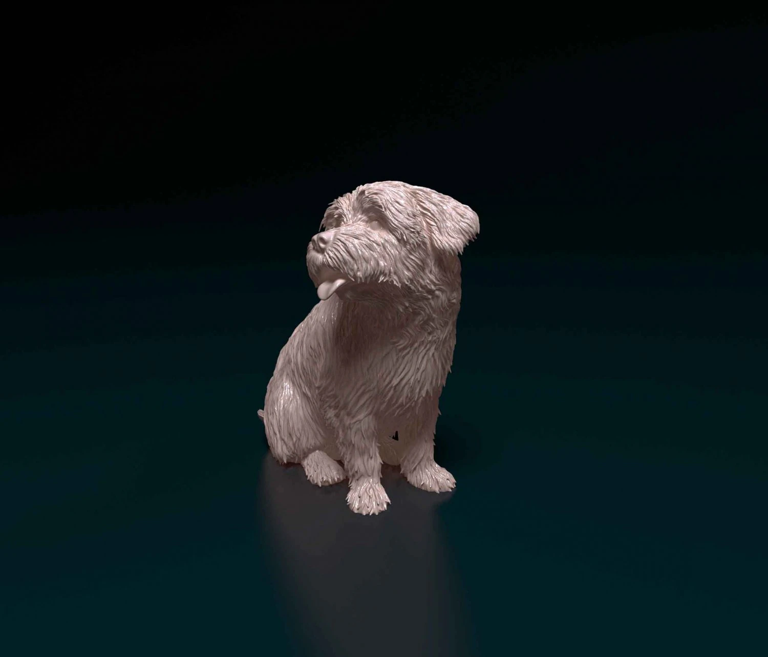 Maltese 3D Print Model .c4d .max .obj .3ds .fbx .stl .blend 
