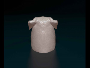 Rottweiler head Model do druku 3D