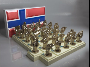 NSL Alphabet 3D Print Model