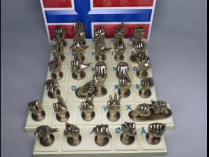 NSL Alphabet 3D Print Model
