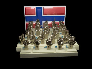 NSL Alphabet 3D Print Model