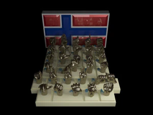 NSL Alphabet 3D Print Model