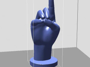 NSL Alphabet 3D Print Model