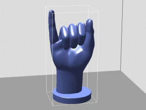 NSL Alphabet 3D Print Model