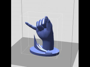 NSL Alphabet 3D Print Model