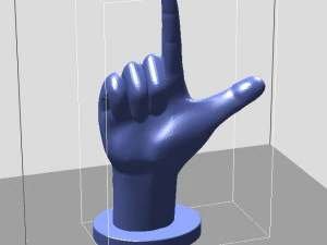 NSL Alphabet 3D Print Model
