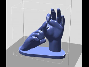 NSL Alphabet 3D Print Model