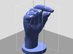 NSL Alphabet 3D Print Model