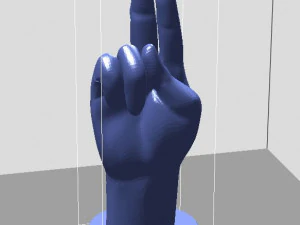 NSL Alphabet 3D Print Model